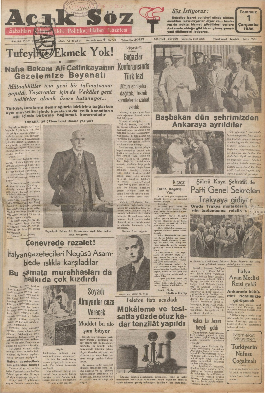 Tarihe ışık tutan arşiv: 1928-1942 yıllarından 18422 cilt gazete paylaşıma açıldı | Atlas | Gündem