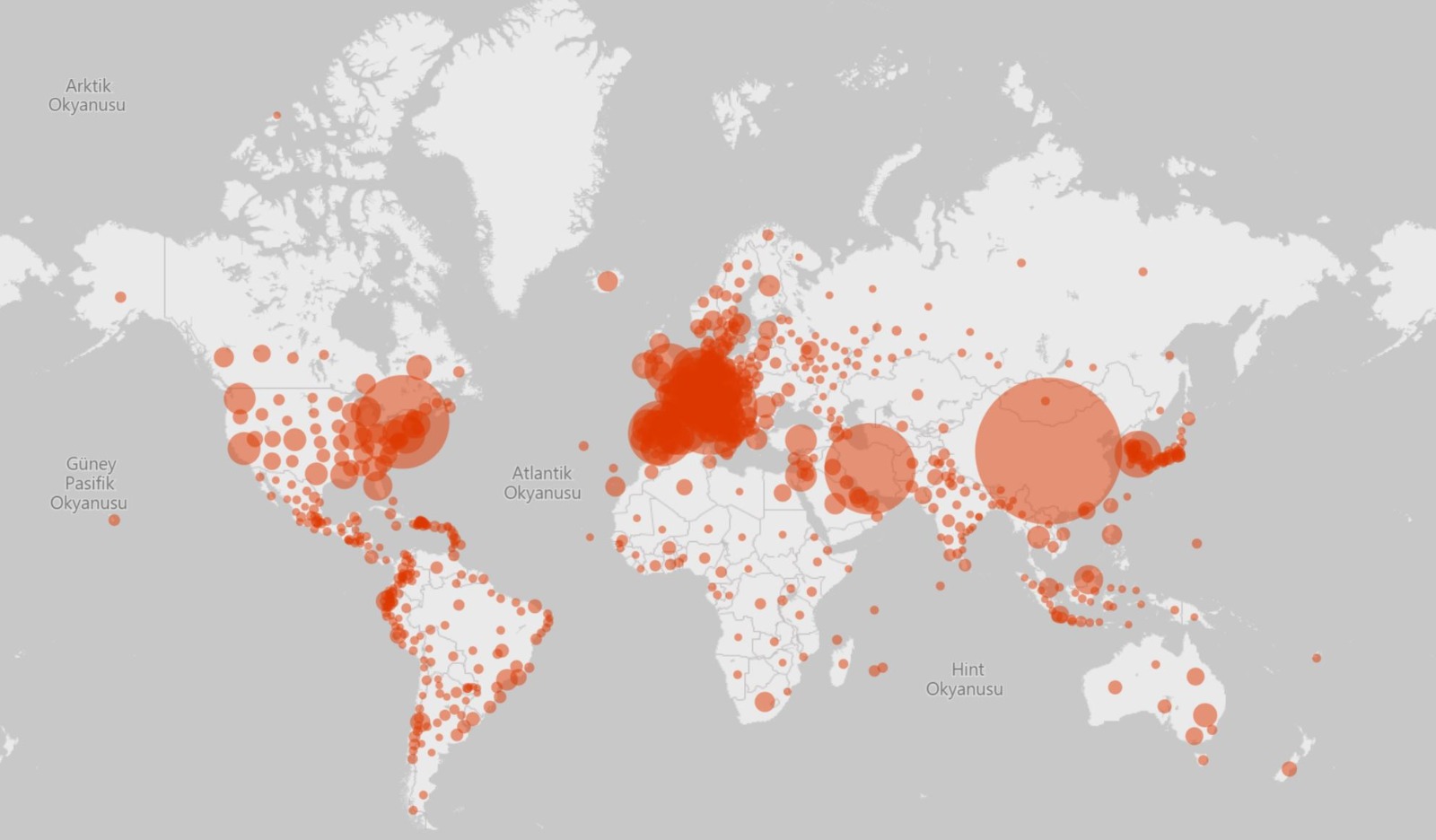 Koronavirüs'te son durum ne? Virüsün yayılımını gösteren 4 canlı harita | Atlas | Gündem